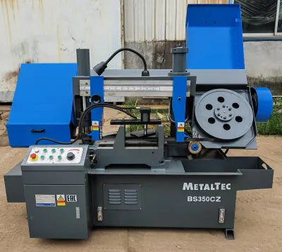 Фото MetalTec BS 350 CZ ленточнопильный станок c поворотом пильного модуля под углом до 60° в интернет-магазине ToolHaus.ru