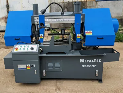 Фото MetalTec BS 350 CZ ленточнопильный станок c поворотом пильного модуля под углом до 60° в интернет-магазине ToolHaus.ru